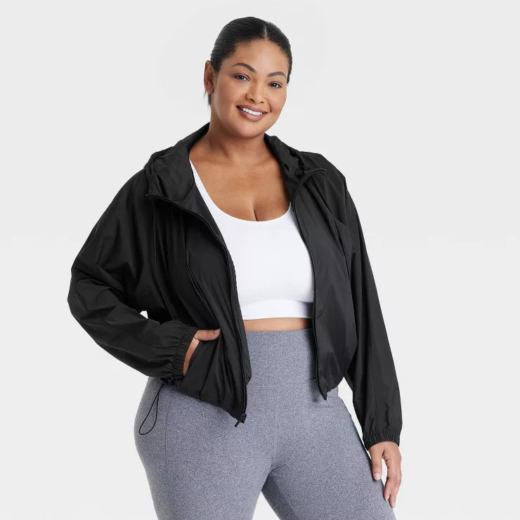 Women's Full-Zip Windbreaker Jacket - All in Motion™ | Target