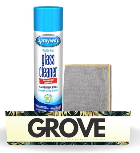 Glass Cleaner Spray - Best Window Cleaner Glasses Cleaner & Mirror Cleaner - Shower Glass Cleaner That is Ammonia Free - Window Cleaner Spray With Towel | Window Cleaning That Spray Away Dirt | Amazon (US)