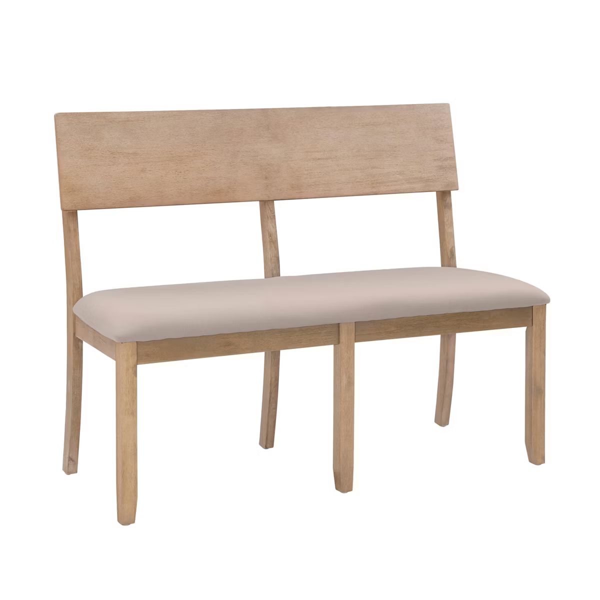 Jordan Solid Wood Upholstered Dining Bench - Linon | Target