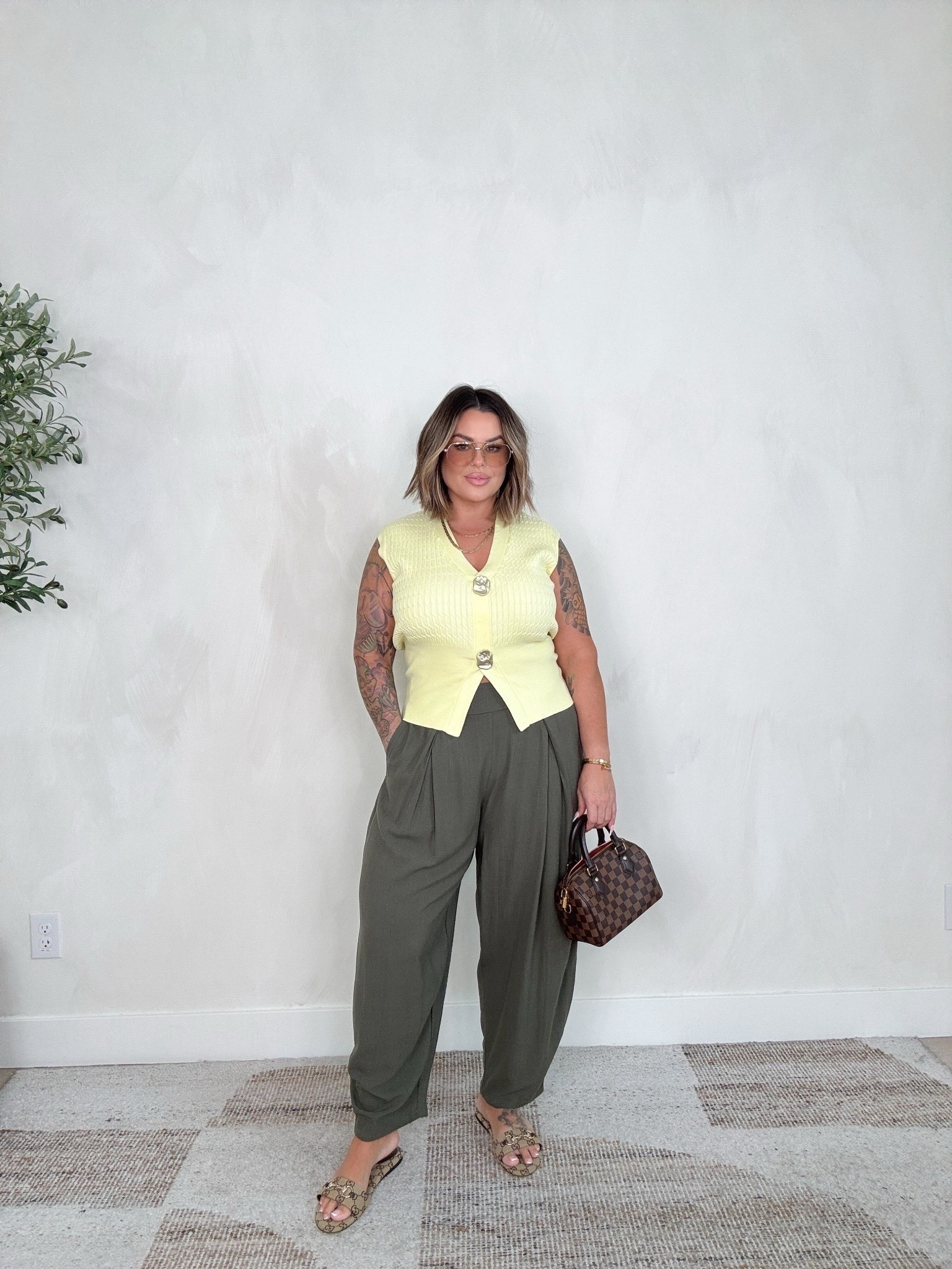 Top M 
Pants L ( hang dry only ) they will shrink super short if you dry them. 
Gucci sandals were a splurge but I LOVE them ! Size up in sandals . 
#amazon 

#LTKfindsunder100 #LTKmidsize #LTKfindsunder50

Follow my LTK @shaynaslife on the @shop.LTK app to view this post and get my exclusive app-only content!

#liketkit 
@shop.ltk
https://liketk.it/5VVIL