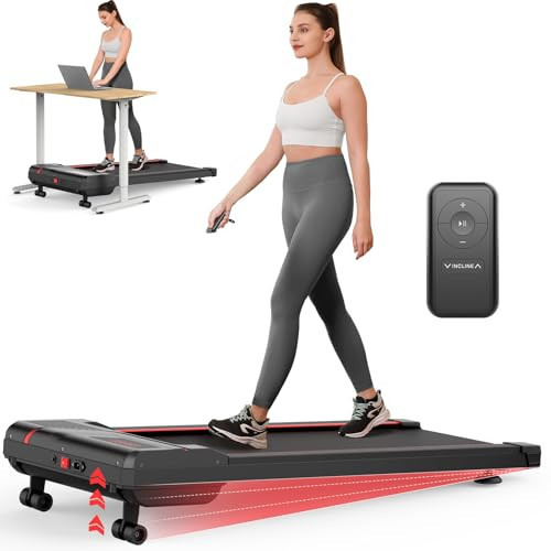 THERUN 10% Walking Pad with Auto Incline, Walking Pad for Home and Office, 2.5 HP Brushless Core Portable Under Desk App Walking Pad with Remote Control and LED Display | Amazon (US)