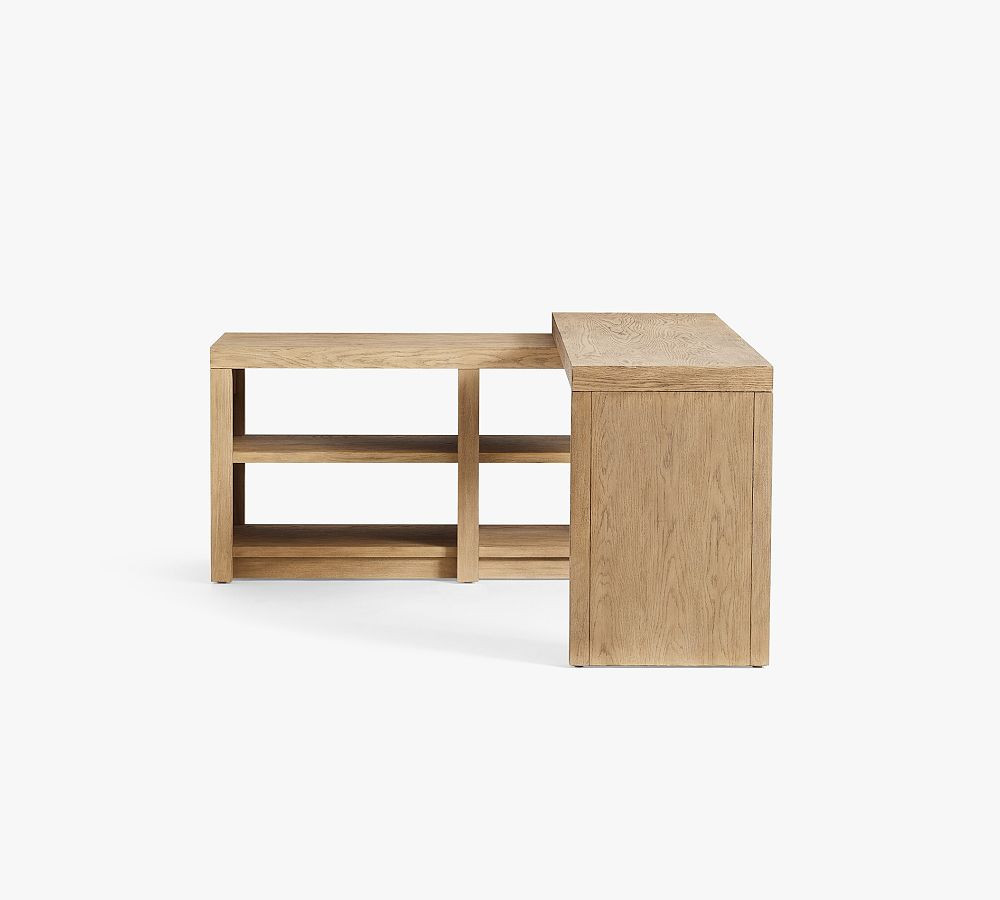 Dillon L-Shape Rotating Desk | Pottery Barn (US)