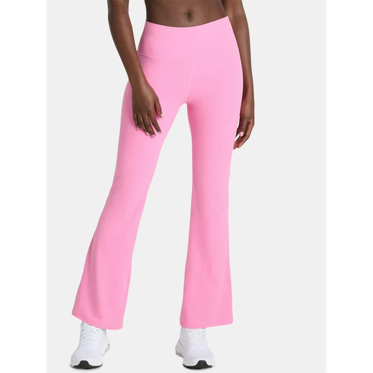 Avia Women's SoftSculpt Flare Leg High Rise Yoga Pants, Full Length, Sizes XS-XXXL | Walmart (US)