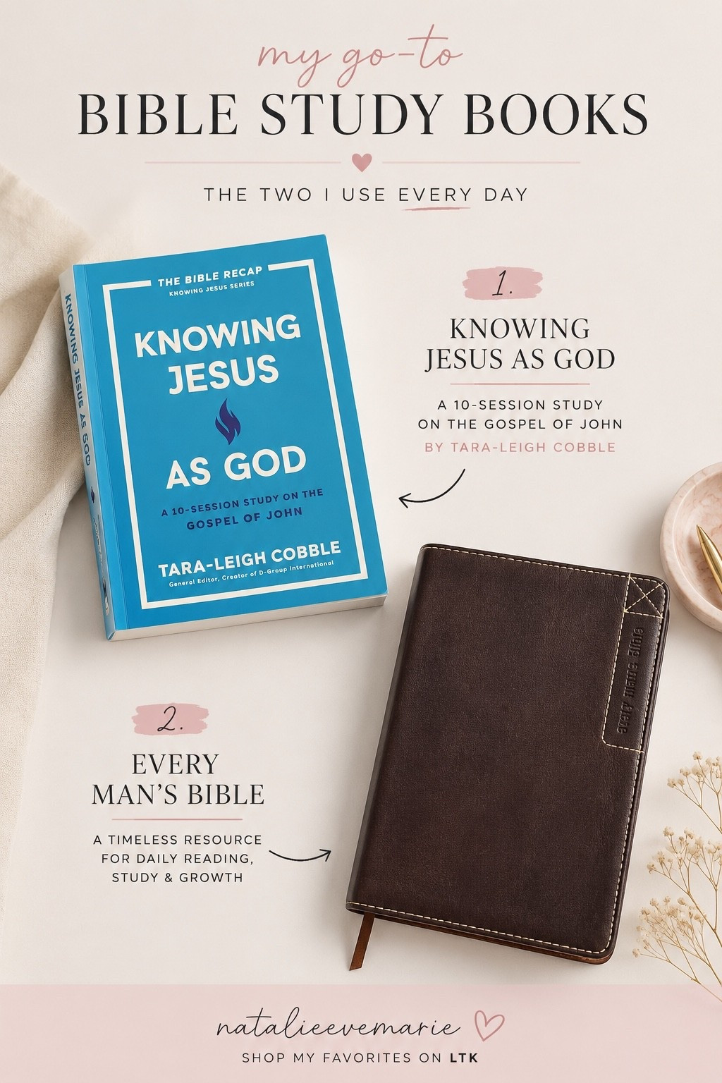 Currently this is the work book I’m studying out of every morning  with the Bible version I use 🙏🏽🫶🏼

#LTKU #LTKmorningroutine #LTKOver40