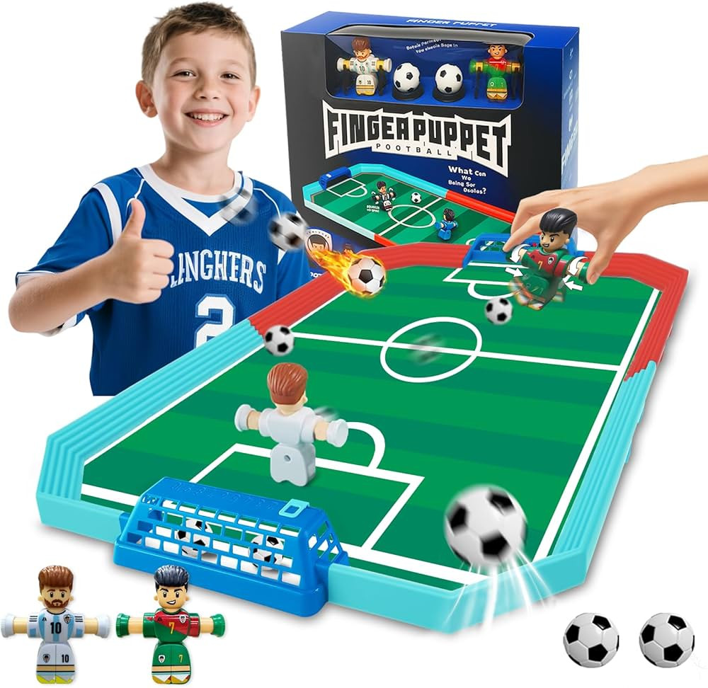 Foosball Table Soccer Board Game for Kids，Finger Foosball Pinball Interactive Toys,Interactive ... | Amazon (US)