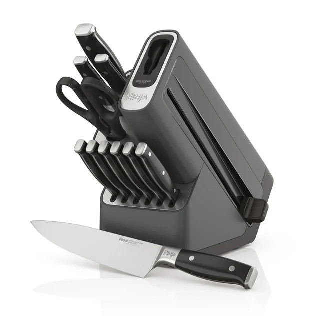 Ninja Foodi NeverDull Premium 12-Piece Knife System with Built-in Sharpener, K32012 | Walmart (US)