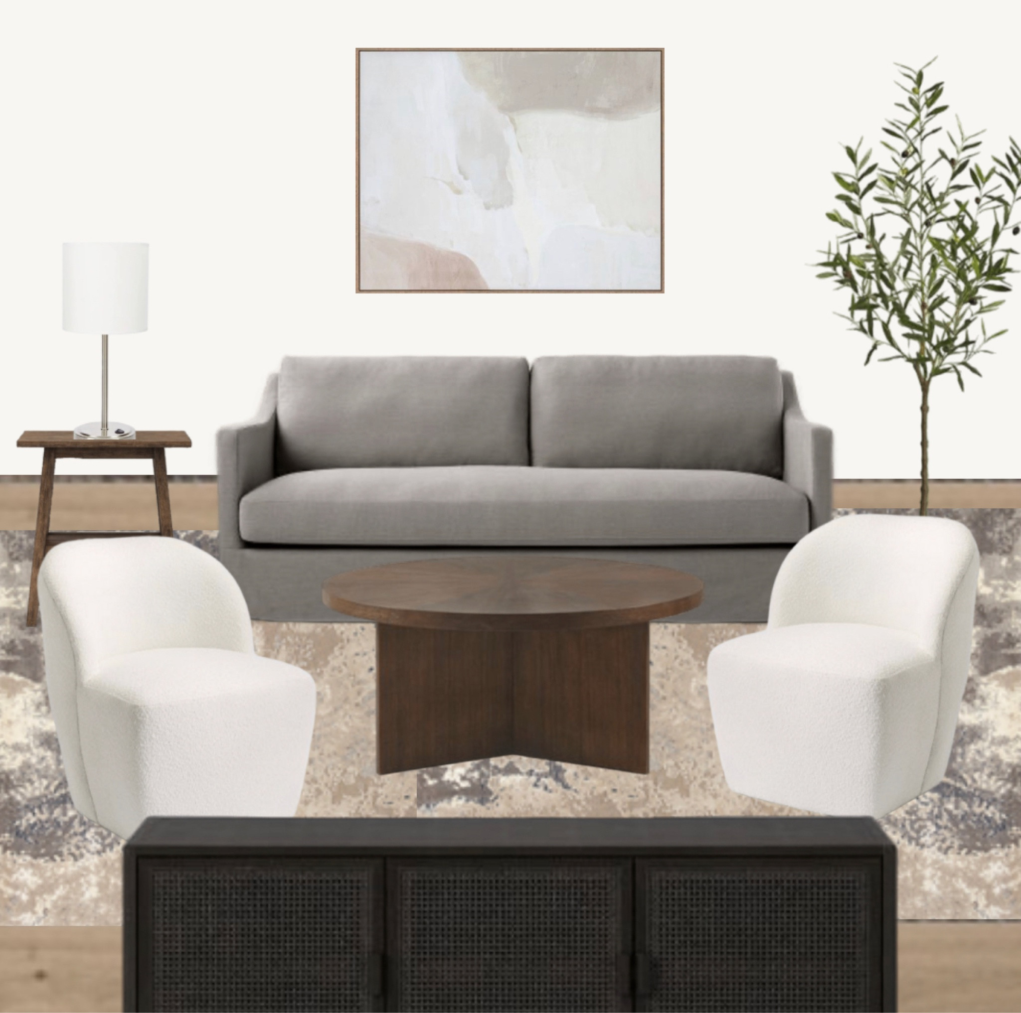 ✨ A neutral modern dream featuring products from @target and @studiomcgee scroll down to shop this sale! ✨

Grey sofa 
Beige sofa chair
Wooden coffee table 
Black media console 
Olive tree 
Neutral decor 
Neutral home 
Target home 
Target sale 
Target Studio McGee 
Studio McGee 
Modern decor 
Modern home 
Moodboard 
Home decor 
Home styling 

#targethome #studiomcgee #homedecor #ruggable #homesale #targetsale #studiomcgeesale 

#LTKhome #LTKunder100 #LTKSale