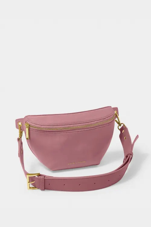 Katie Loxton Nylon-Luxe Belt Bag in Deep Rose at Nordstrom | Nordstrom