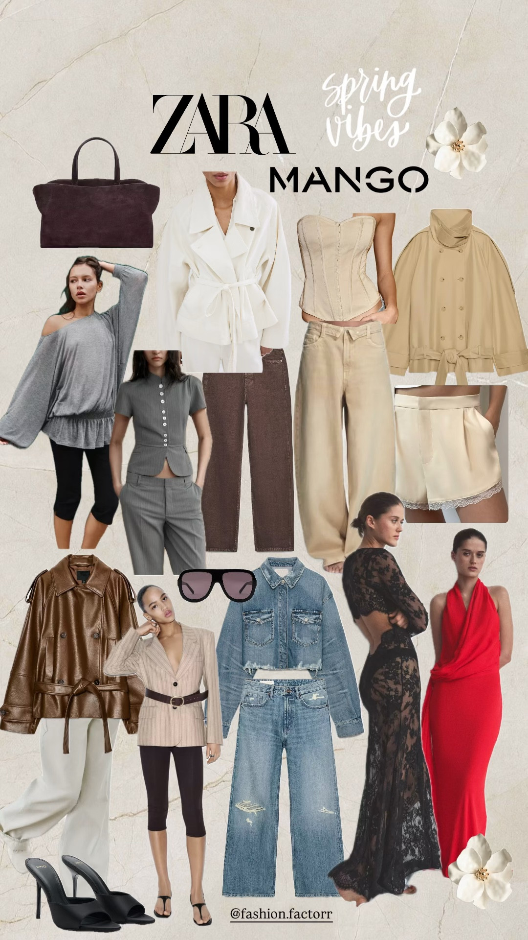 Zara & Mango spring outfits from new collection 🤍

#LTKWorkwear #LTKootd #LTKFestival