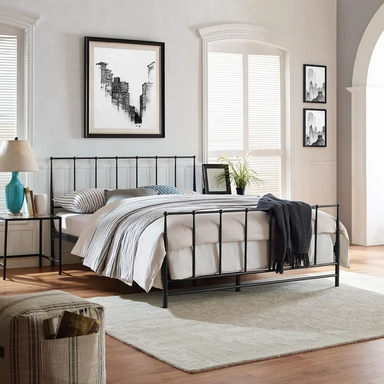 Modway Estate Queen Bed in Brown | Walmart (US)