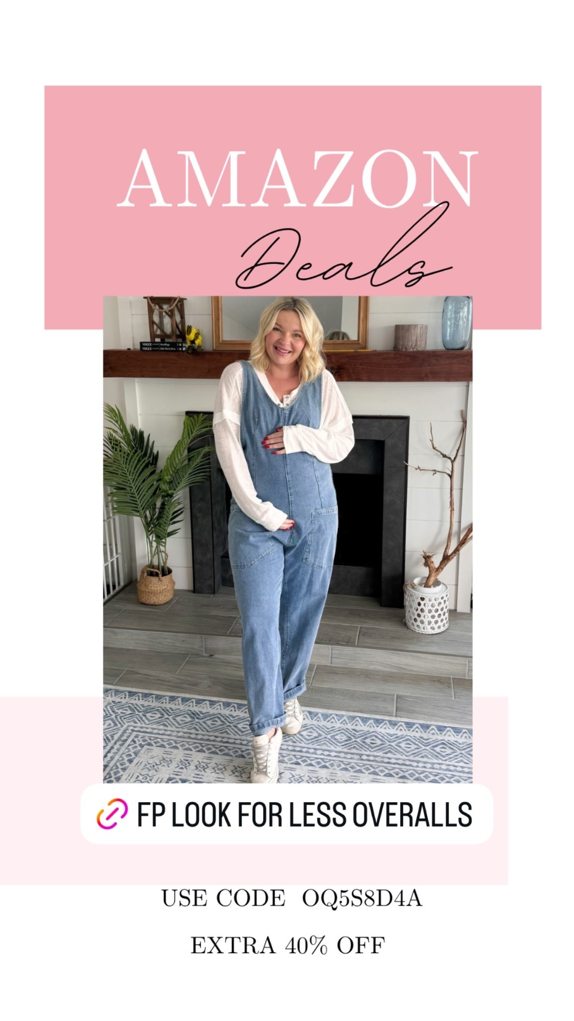 My cute Free People style denim overalls are on deal! Sized up for my prego belly last year.

#LTKSeasonal #LTKMidsize #LTKSaleAlert
