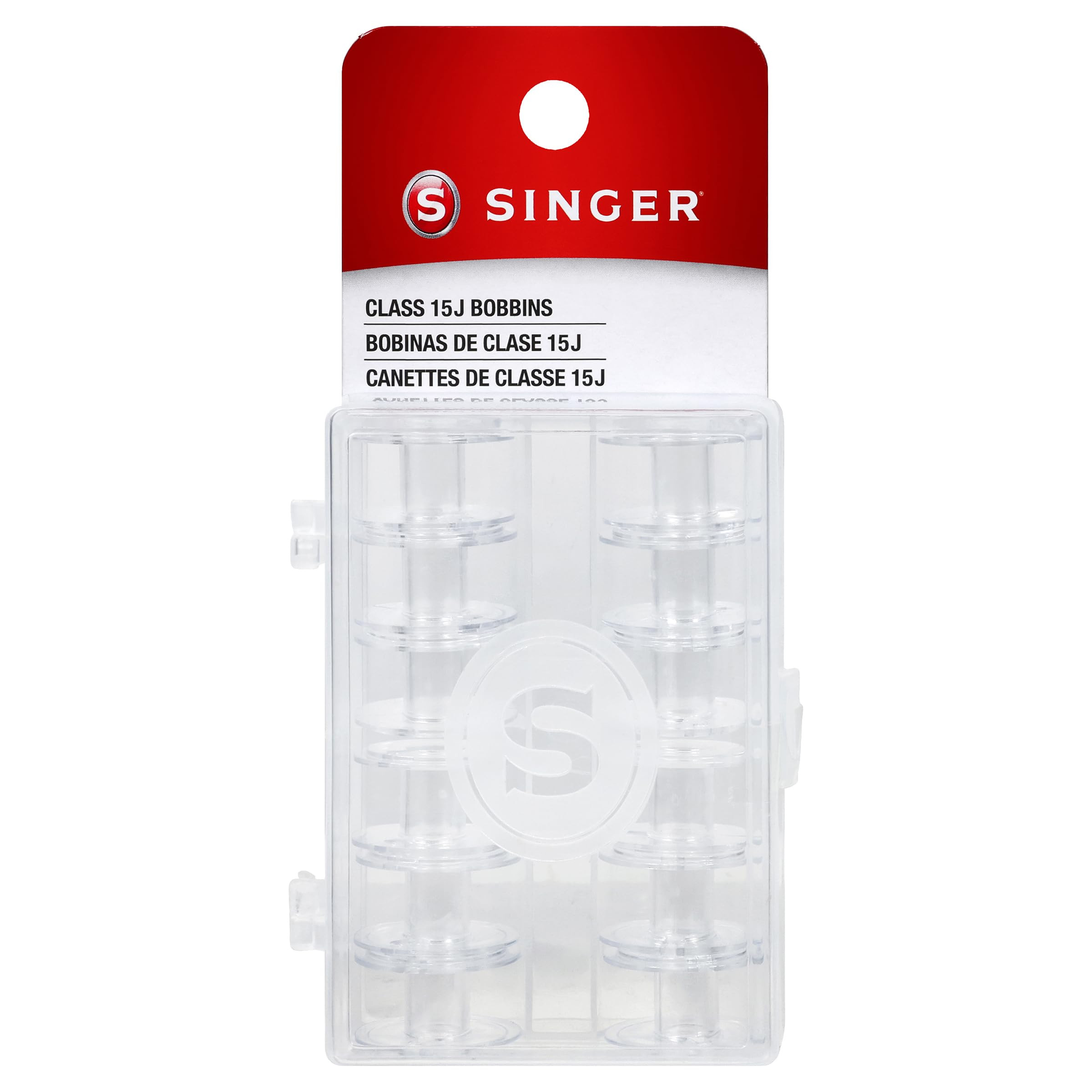 SINGER 06543 Class 15J Bobbins, Transparent, 12-Count | Amazon (US)