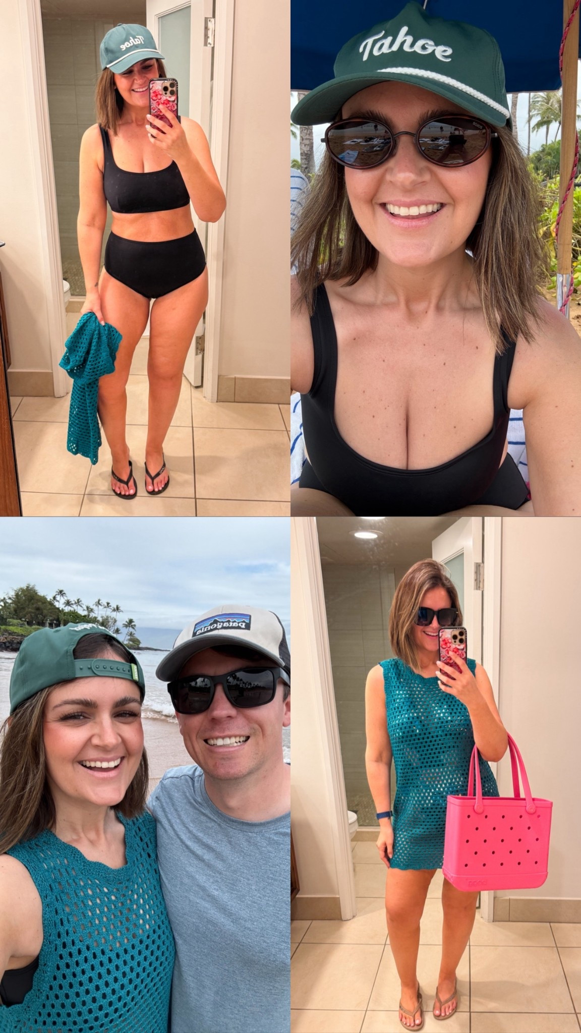 Beach day look!

Top, large
Bottoms, XL
Coverup, large
Hat, sunglasses & beach bag linked too!

Size 12, midsize, pool day, beach vacation, curvy swim, swimsuit @Spanx @SOJOS VISION 

#LTKMidsize #LTKootd #LTKSwim