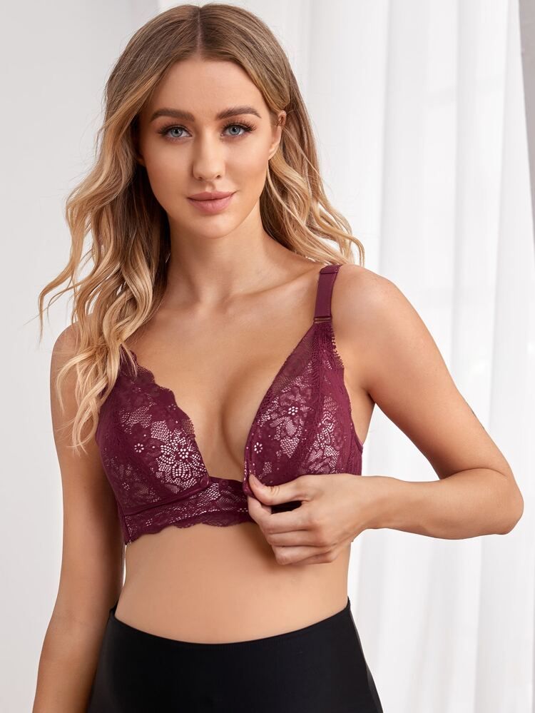 Maternity Floral Lace Bra | SHEIN