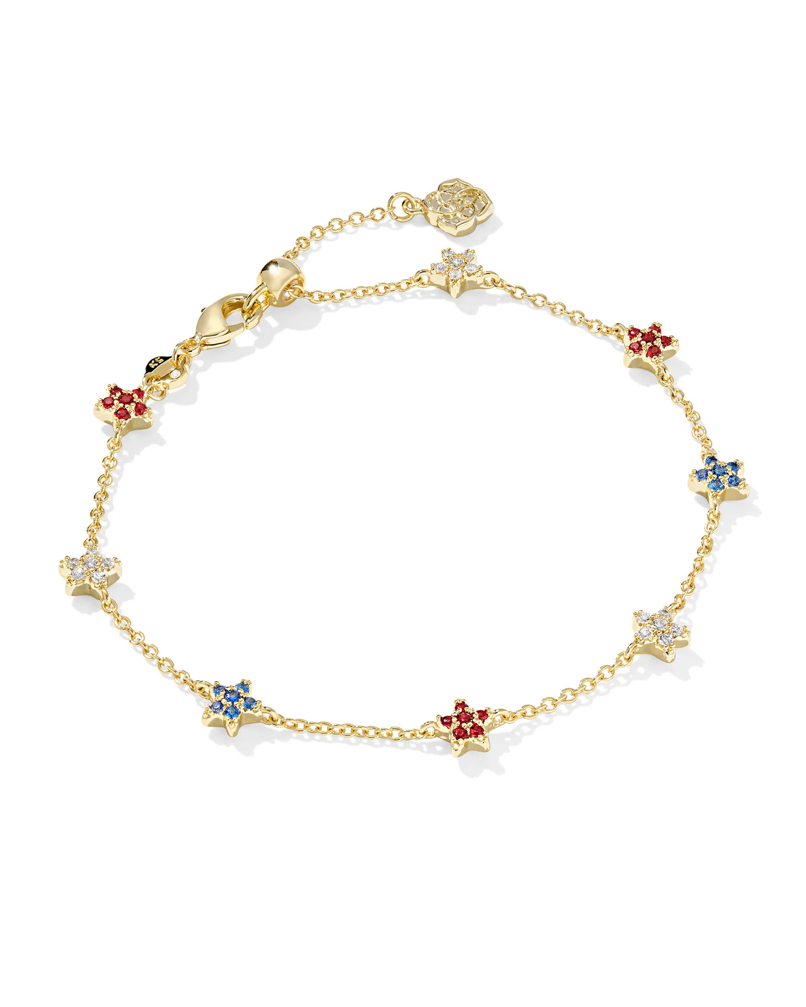 Sierra Star Gold Crystal Delicate Chain Bracelet | Kendra Scott