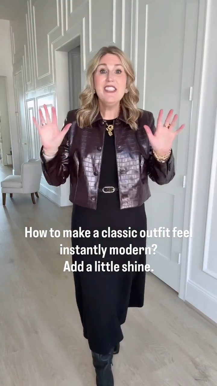 Sometimes, the difference between classic and current is just a little shine. ✨

Whether it’s patent leather loafers, a satin blouse, or a gold belt — a polished finish catches the light (and feels so fresh for fall).

It’s the easiest update for midlife style: ✅ Still timeless ✅ Feels intentional ✅ Adds energy to the everyday

Because elegance isn’t about playing it safe — it’s about knowing what makes you glow.

#LTKWatchNow #LTKShoeCrush #LTKParties #LTKStyleTip #LTKItBag

#LTKSaleAlert #LTKPetite #LTKBeauty #LTKGiftGuide #LTKMidsize #LTKFindsUnder50 #LTKSeasonal #LTKOver40 #LTKFindsUnder100 #LTKWorkwear