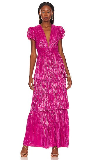 x REVOLVE Maze Dress in Very Berry | Revolve Clothing (Global)