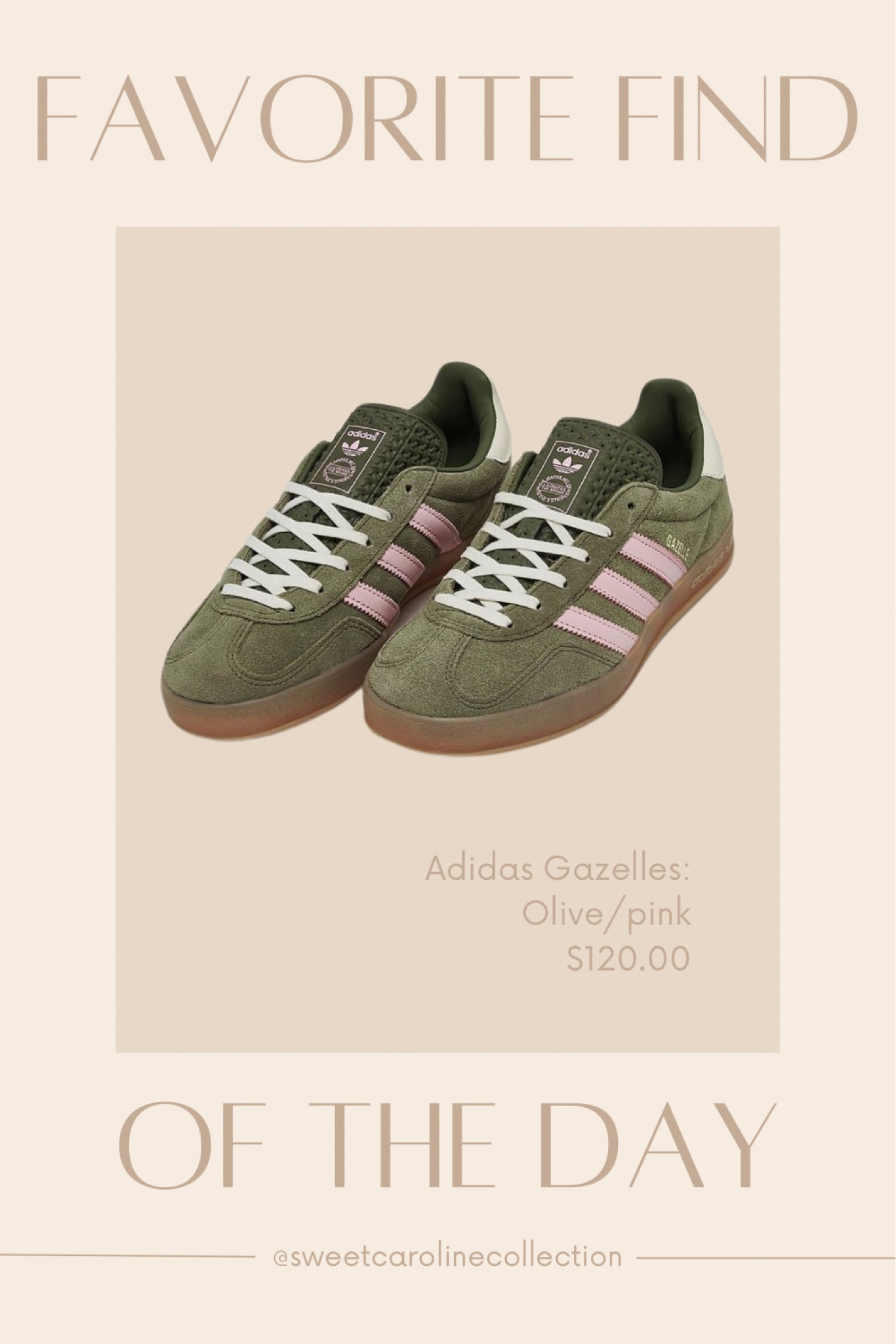 Favorite find of the day 🫒

I’m OBSESSED with these Adidas Gazelle sneakers from Finish Line!! This is such a fun color for summer and Fall!

Adidas, shoes, sneakers, Nike, Lamp, Serena & Lily, wayfair, Target, pottery barn, faux tree, Walmart, beach house, olive tree, Home Depot, Mango, animal print, home decor, interior design, Anthropologie, agua bendita, one piece swimsuit, Lisa Says Gah, one piece swimsuit, swim, Petal+pup, set, summer, Peppermayo, strapless dress, vacation dress, linen dress, shell dress, Petal + pup, Neiman Marcus, agua bendita, free people, Boden, saks fifth Avenue, gottex swimwear, Nordstrom sale, Victoria’s Secret, cleonie swim, & other stories, pac sun, matching set, sabo skirt, pink set, beach outfit, summer outfit, linen set, Amazon, Peppermayo, showpo, Dress, revolve, Elliatt, floral dress, rosette dress, Amanda uprichard, romper, Heartloom, free people, ASTR, MISA, cleobella, majorelle, Zimmermann, loveshackfancy, likely, yumi Kim, rails, Bardot, floral dress, wedding guest dress, Rachel Parcell, white dress, bride, wedding, Shopbop, English factory, heels, mules, Steve Madden, Tony Bianco, target, Anthropologie, Rachel parcell, workwear, sweater, dress, mini dress, midi dress, work dress, Tory Burch, neiman Marcus, Shoes, heels, mules, slingbacks, Sam Edelman, Prada, lululemon, shoulder bag, tote, top handle bag, belt bag, jacquemus, DSW, Macys, tuckernuck, lulus, revolve, ASTR, petal and pup, show me your mumu, Nine West, j.crew, coach, Chinese laundry, dolce vita, journee, Bag, purse, coach, bow, shoulder bag, accessories, coachtopia, love, new arrival, best seller, must have, most wanted, designer, loeffler Randall, dsw, musinsa, Amazon, dupe, radley London, affordable, under 300, under 200, under 100, sale, gift idea, gift guide, spring style, summer fashion, shoes, classy, sweet Caroline collection

#LTKfindsunder100 #LTKtravel

#LTKShoeCrush #LTKFindsUnder100 #LTKStyleTip