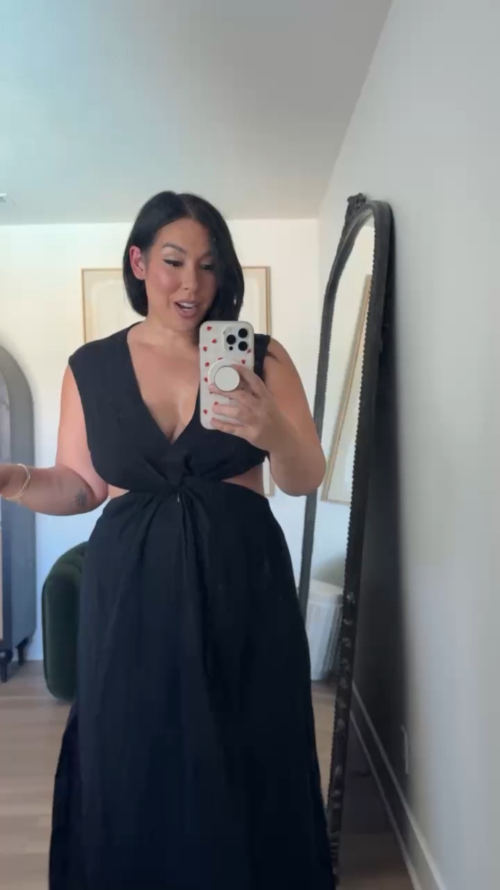 This black cutout midi from @Anthropologie is in regular rotation for me this summer! Use my promo code
BONNIE20 for 20% off orders of $100+ 

midsize fashion, summer dresses, outfit inspo

#LTKootd #LTKSeasonal #LTKMidsize