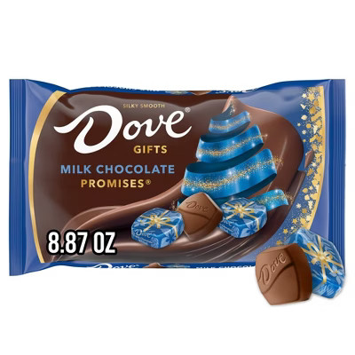 Dove Chocolate Promises Milk Chocolate Christmas Candy Gifts Bag - 8.87oz | Target