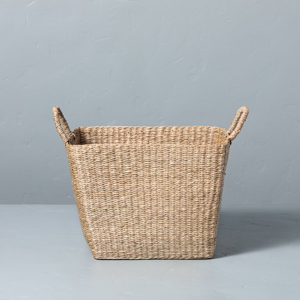 Woven Seagrass Basket with Handles - Hearth & Hand™ with Magnolia | Target