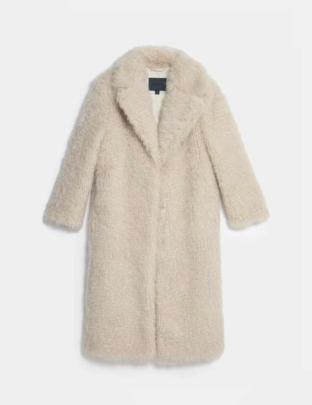 Faux Fur Revere Collar Longline Coat | Marks & Spencer (UK)