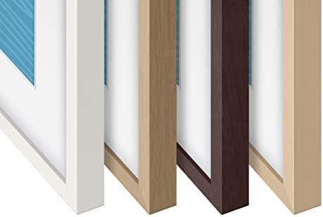 SAMSUNG 65-inch The Frame Customizable Bezel Modern Teak (VG-SCFA65TKBZA, 2021 Model) | Amazon (US)