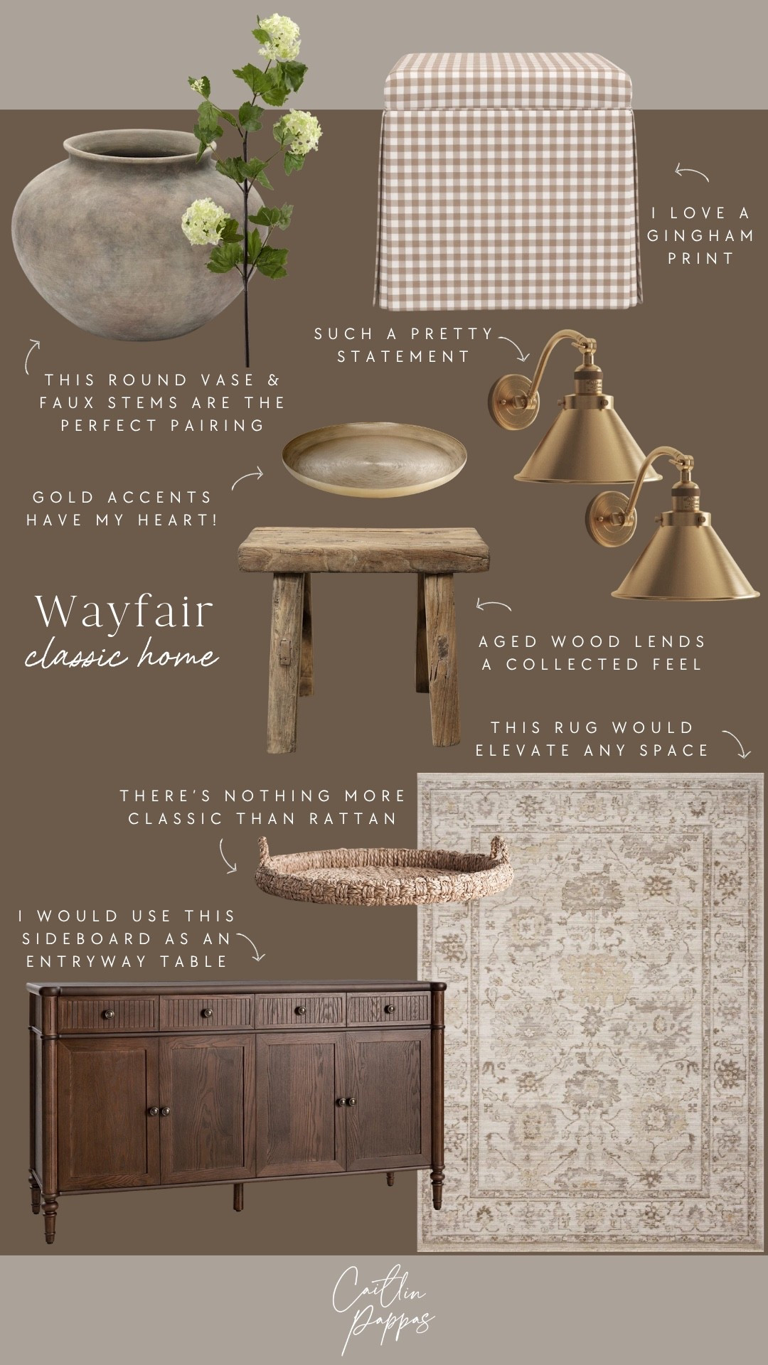 Wayfair classic home finds & favorites 🤎 Neutral home, classic home, timeless home