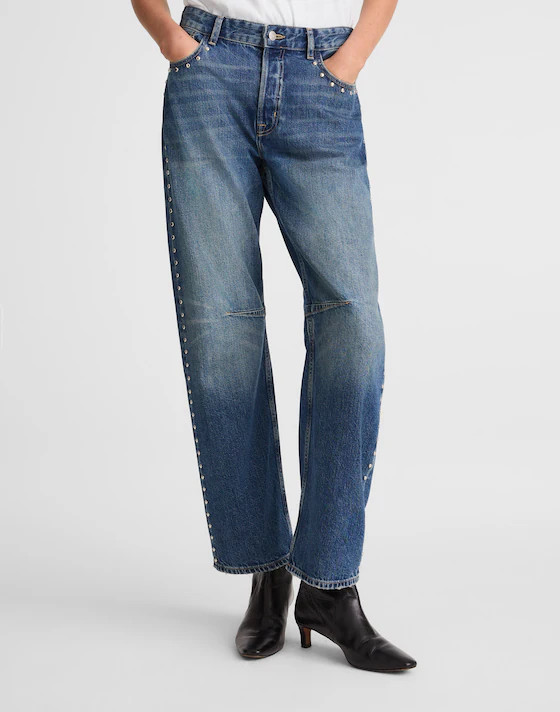 The Darted Barrel-Leg Jean | Madewell