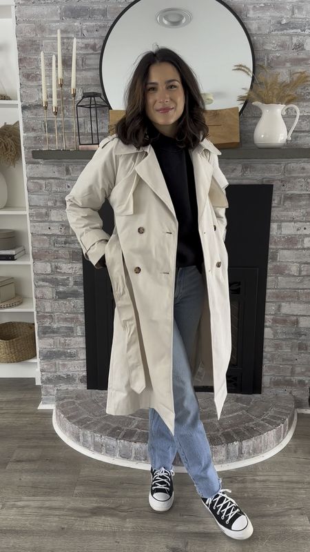 Sharing 30 days of mom outfit ideas you’ll actually want to wear! You definitely don’t have to be a mom to wear them! Just love an elevated casual look. 🖤 Another way to style my new Trench!

SIZING INFO
• Elevated  Trench Coat - small 
• Ultra High Rise 90s Straight Jean - true to size
• Easy Street Tunic - Medium
• Converse - true to size 

The perfect mom outfit, jeans outfit, mom outfit idea, casual outfit idea, Abercrombie outfit, converse outfit, style over 30, trench outfit, spring outfits, Abercrombie jeans

#momoutfit #momoutfits #dailyoutfits #dailyoutfitinspo #whattoweartoday #casualoutfitsdaily #momstyleinspo #abercrombie #springoutfit

#LTKfindsunder100 #LTKfindsunder50 #LTKstyletip