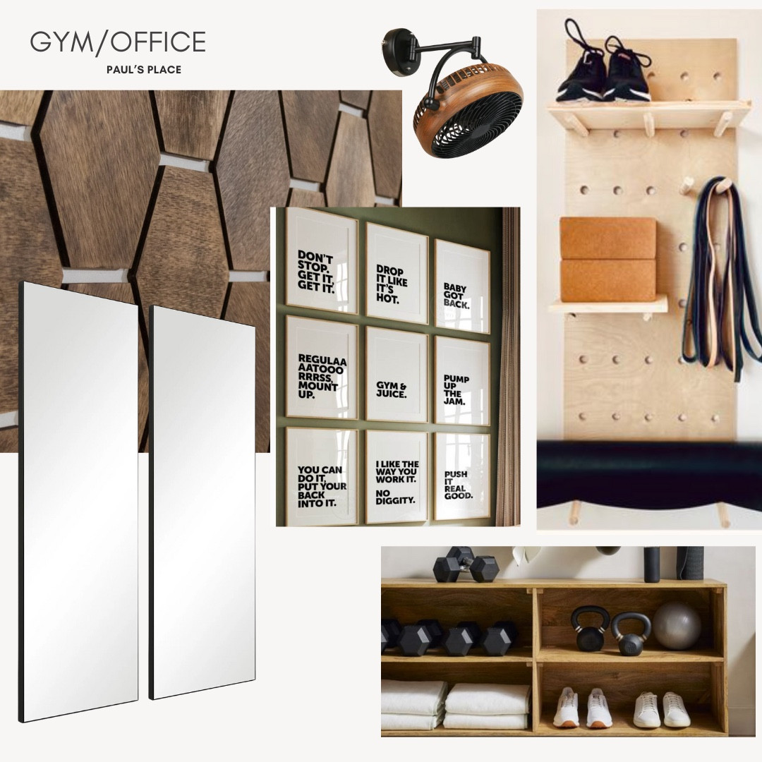 Home Gym - moody and masculine. 

#LTKHome