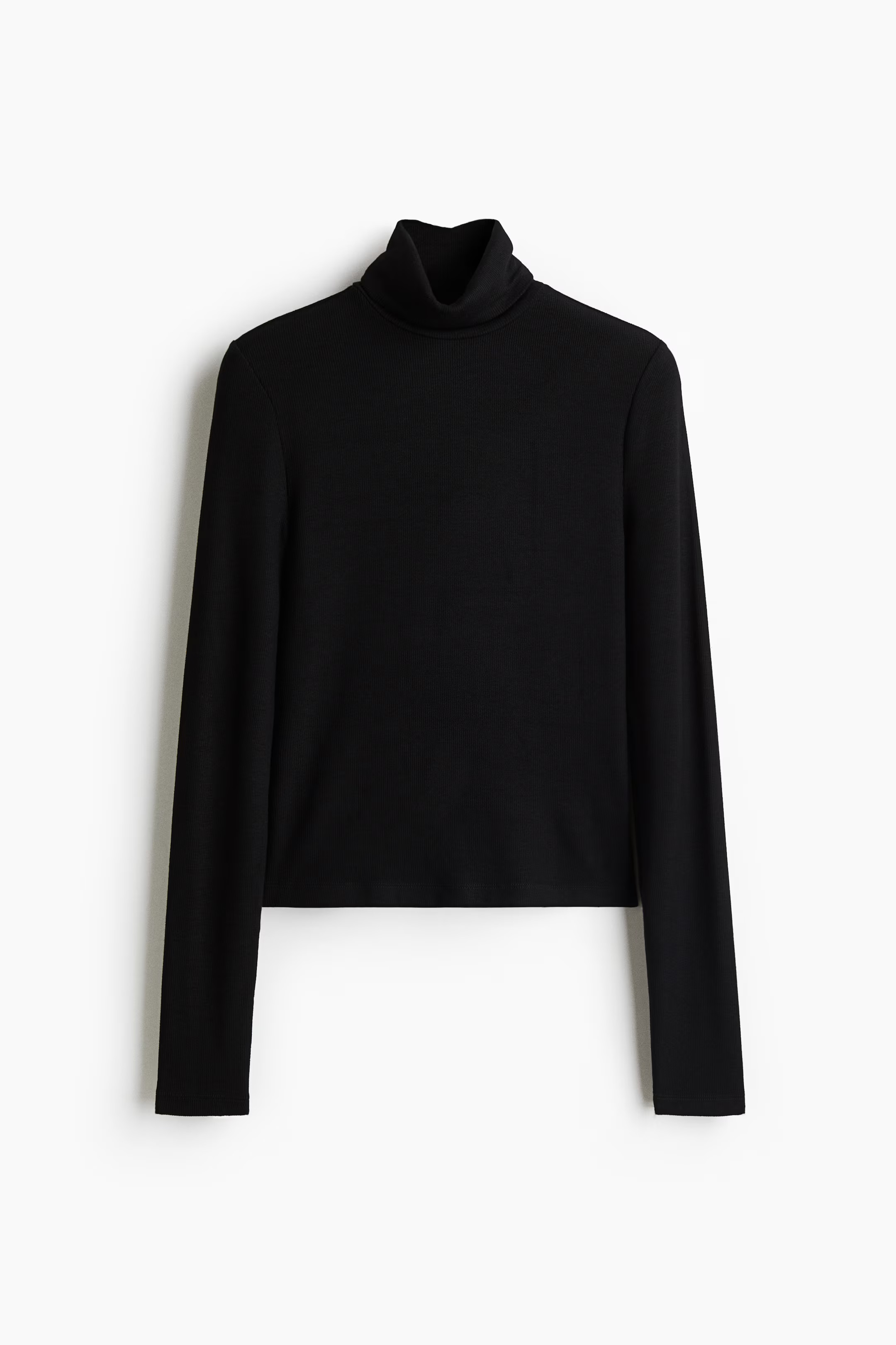 Ribbed Turtleneck Shirt | H&M (US + CA)