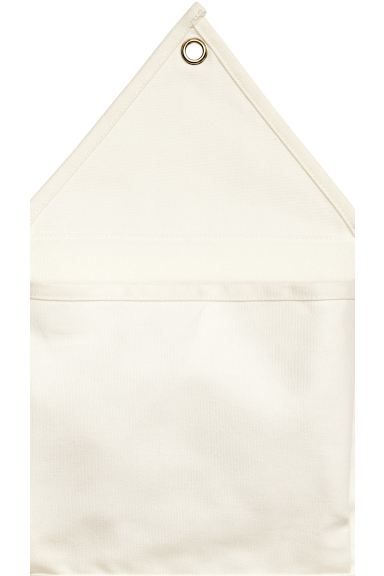 Canvas wall organizer with three pockets and a grommet at top for hanging. Size 10 1/2 x 37 1/2 i... | H&M (US + CA)