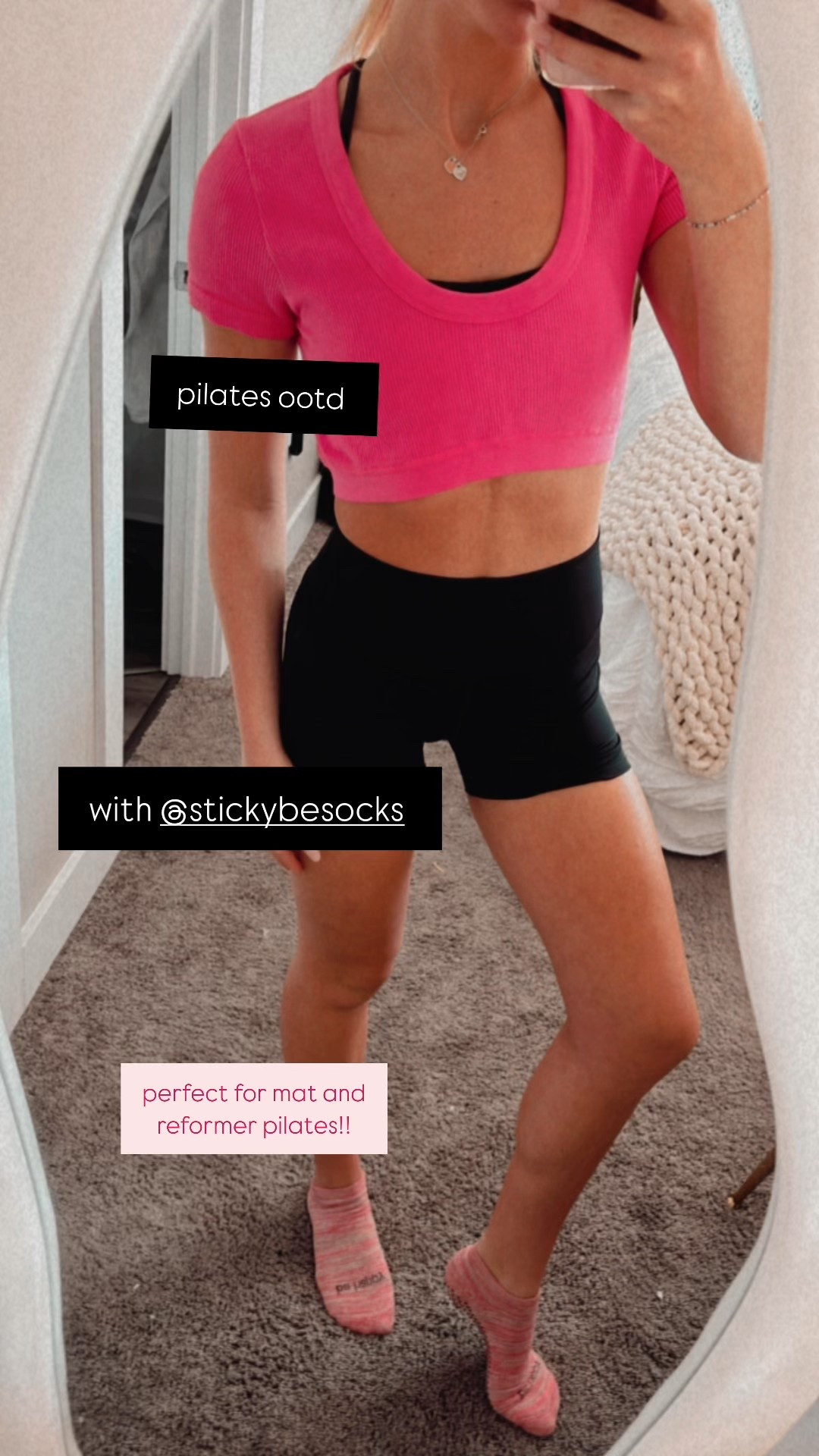 pilates ootd with the best pilates socks! 

#LTKActive #LTKStyleTip #LTKFindsUnder50