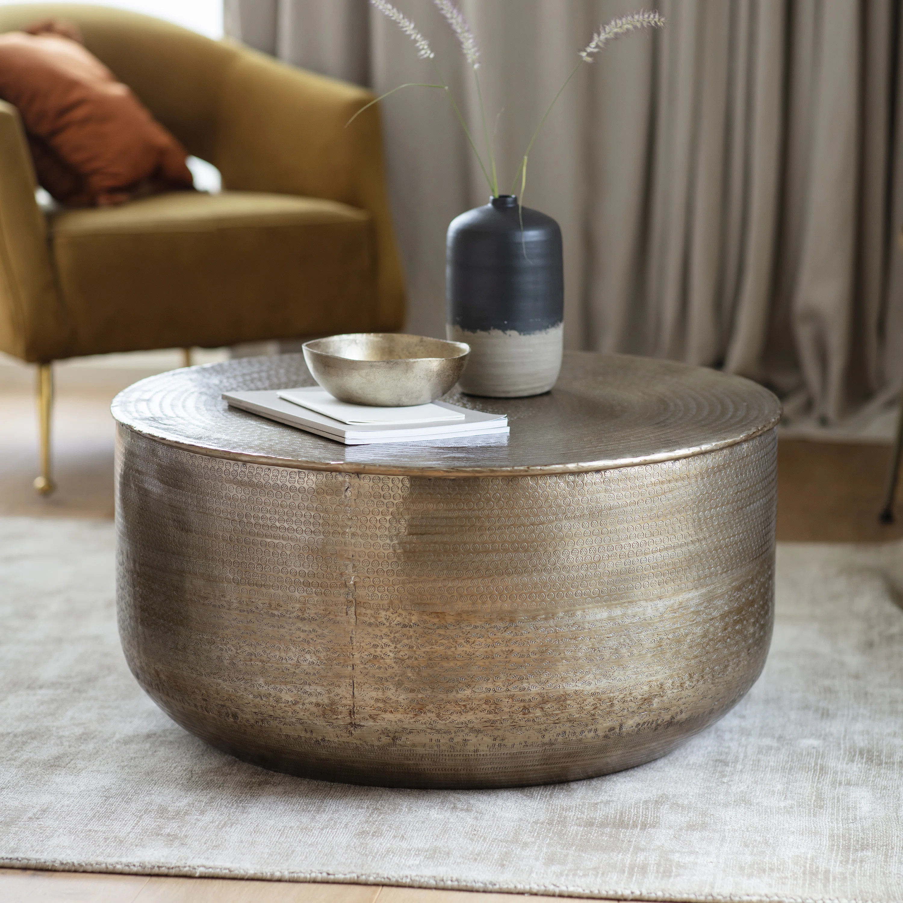 Delphine Drum Coffee Table | Wayfair UK