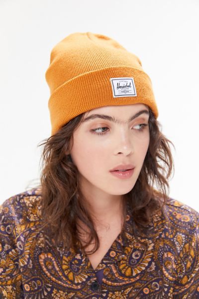 Herschel Supply Co. Elmer Beanie - Brown at Urban Outfitters | Urban Outfitters (US and RoW)
