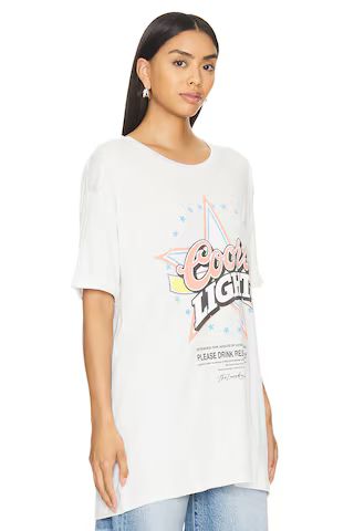 The Laundry Room Coors Light USA Oversized Tee in Heather from Revolve.com | Revolve Clothing (Global)