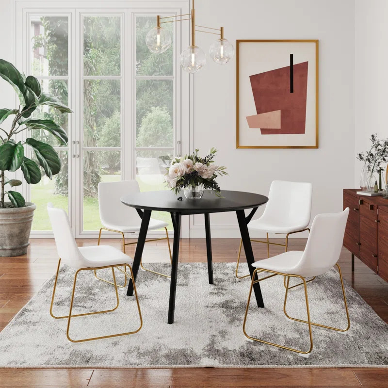 Nia Vegan Leather Side Chair | Wayfair North America