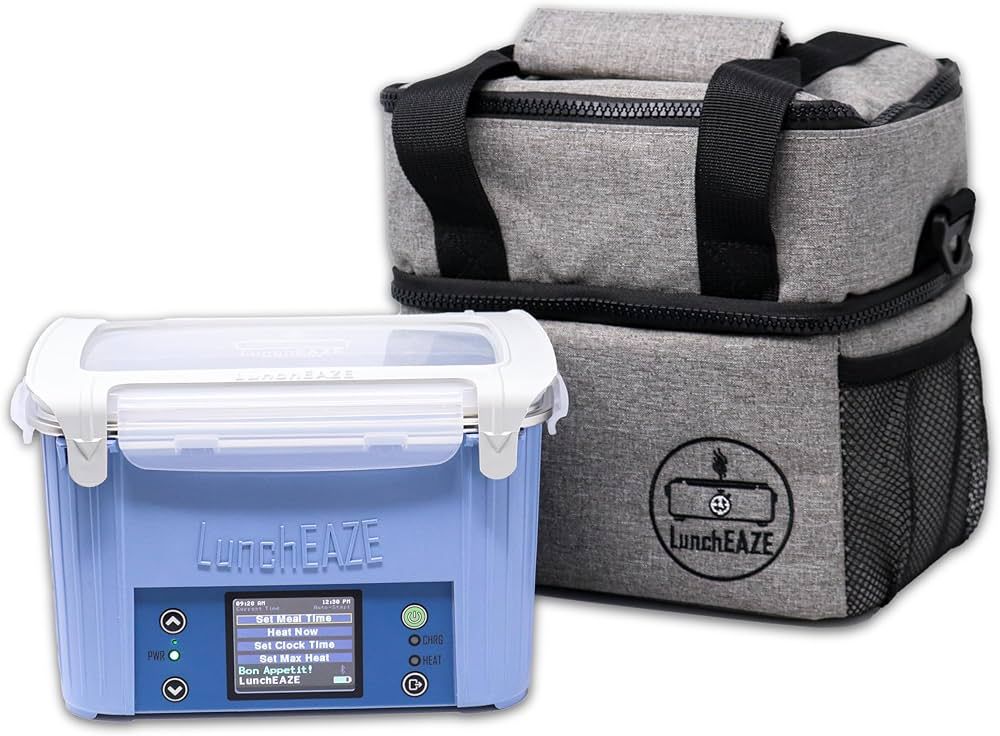 LunchEAZE Electric Lunch Box – Self-Heating, Cordless, Battery Powered Food Warmer for Work, Tr... | Amazon (US)