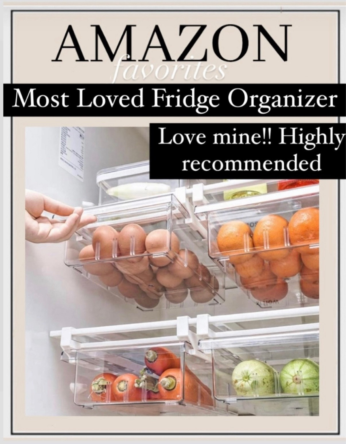 Fridge organizer #founditonamazon #amazon #amazonhome #LTKHome

#LTKSeasonal