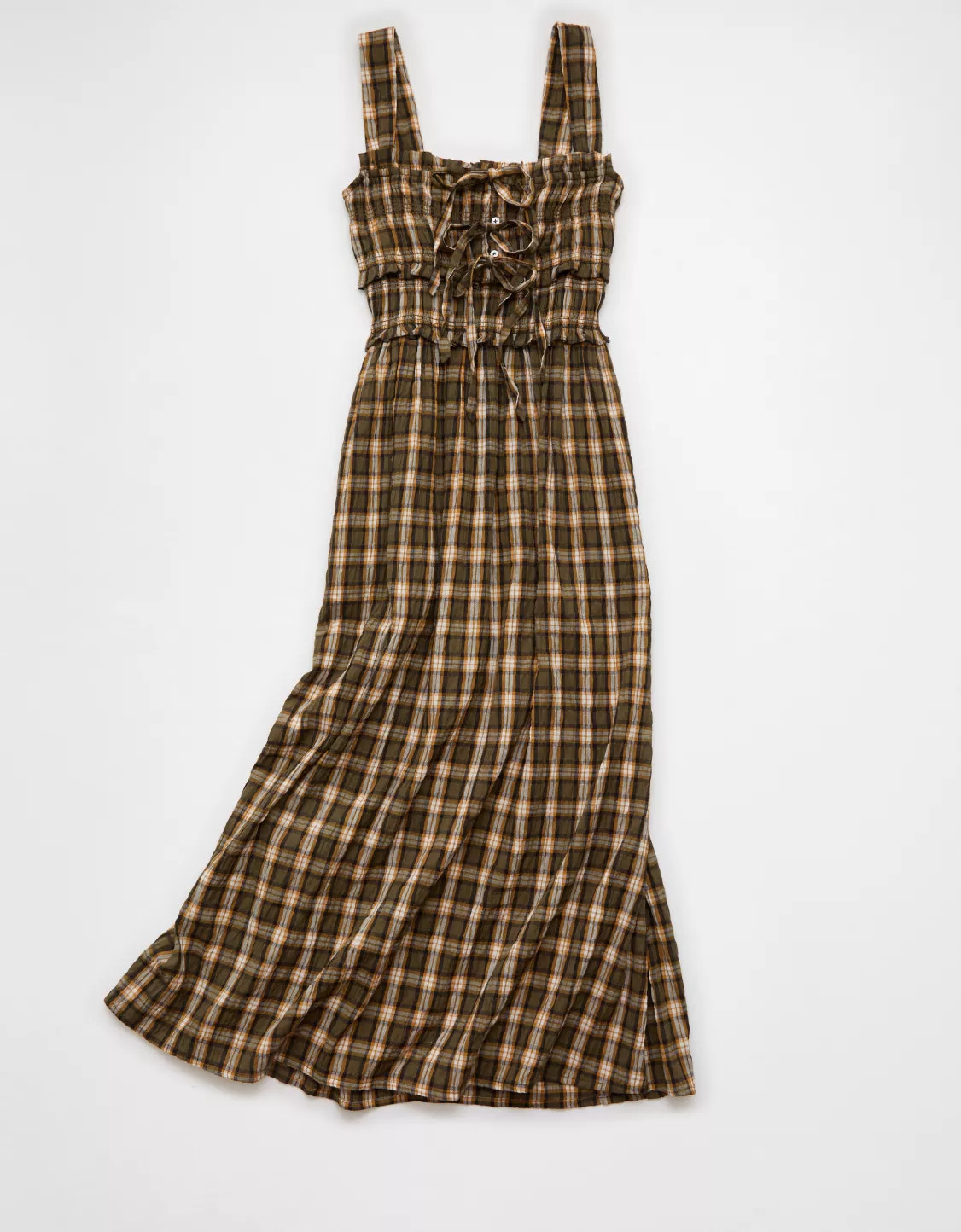 AE Sweetheart Neckline Midi Dress | American Eagle Outfitters (US & CA)