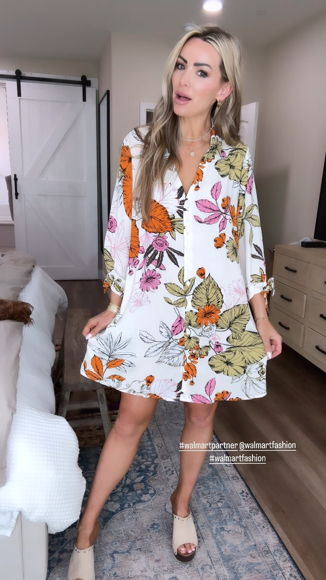 I can’t get over this dress!!! Looks like Anthropologie but such a crazy affordable price!!! @walmartfashion #walmartpartner #walmartfashion 

#LTKFindsUnder50 #LTKxWalmart #LTKVideo