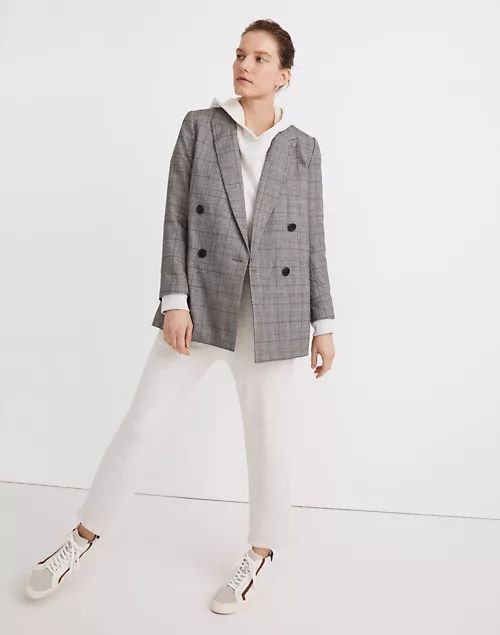 Caldwell Double-Breasted Blazer: Peaked Lapel Edition | Madewell