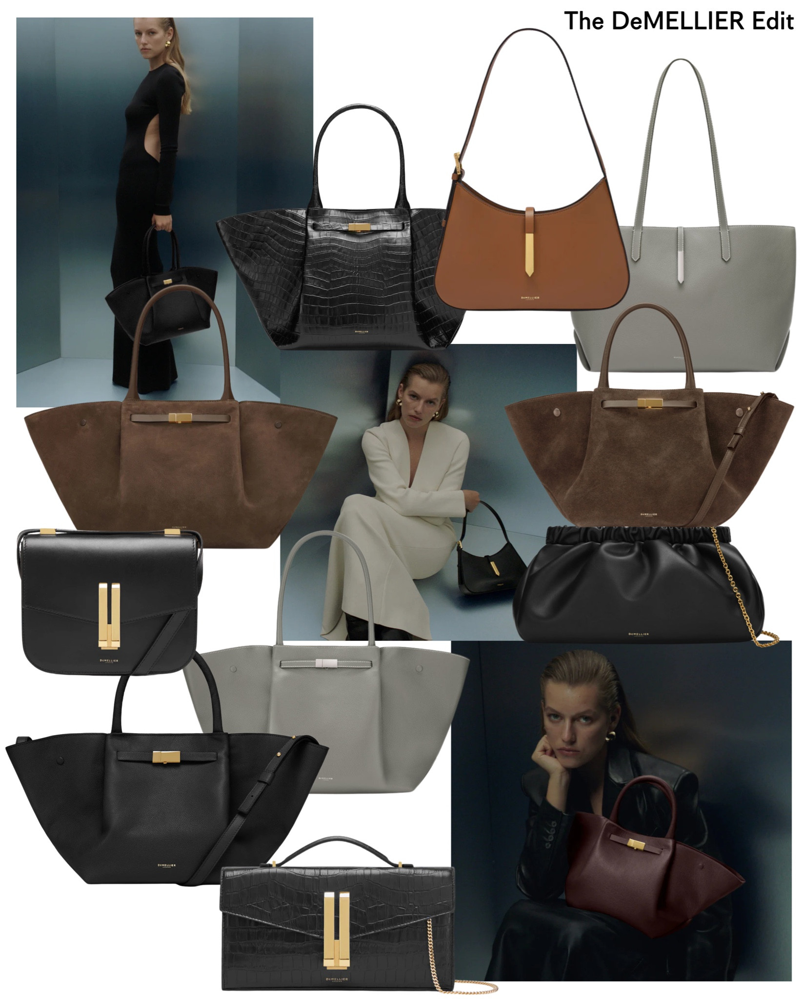 The Demellier edit 
Black Friday | cyber week | bag | suede | gift | woman | NYE | Christmas | fashion | 2024 | winter 

#LTKCyberWeek #LTKwinter #LTKautumn