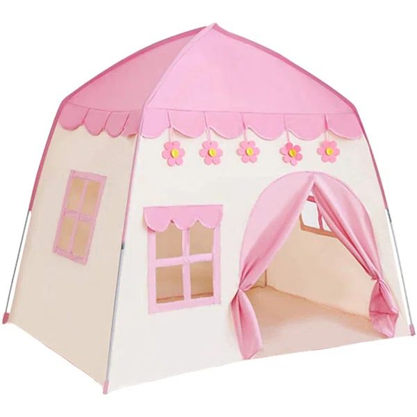 Kids Play Tent For Girls Boys Princess Playhouse Pink Castle Play Tent Children Fairy Tale Play T... | Wayfair North America