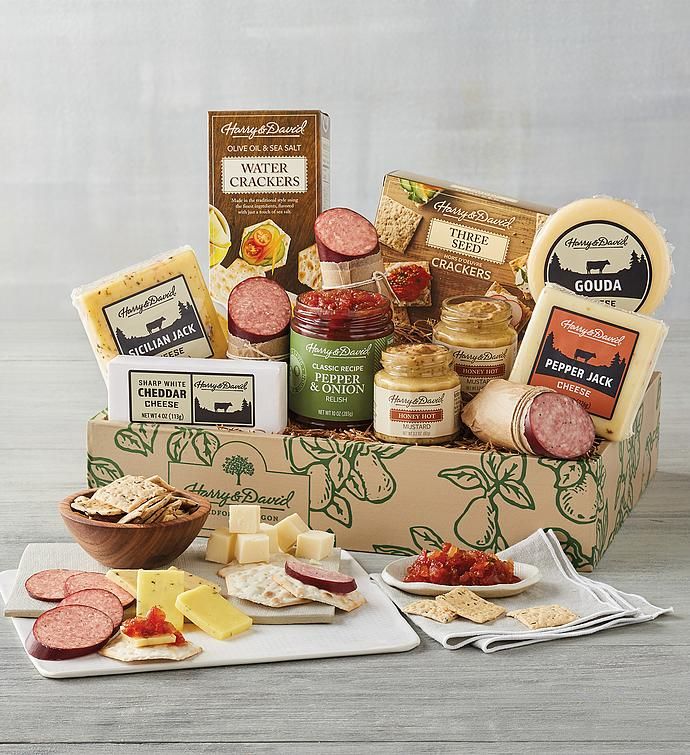 Supreme Meat and Cheese Gift Box | Harry & David