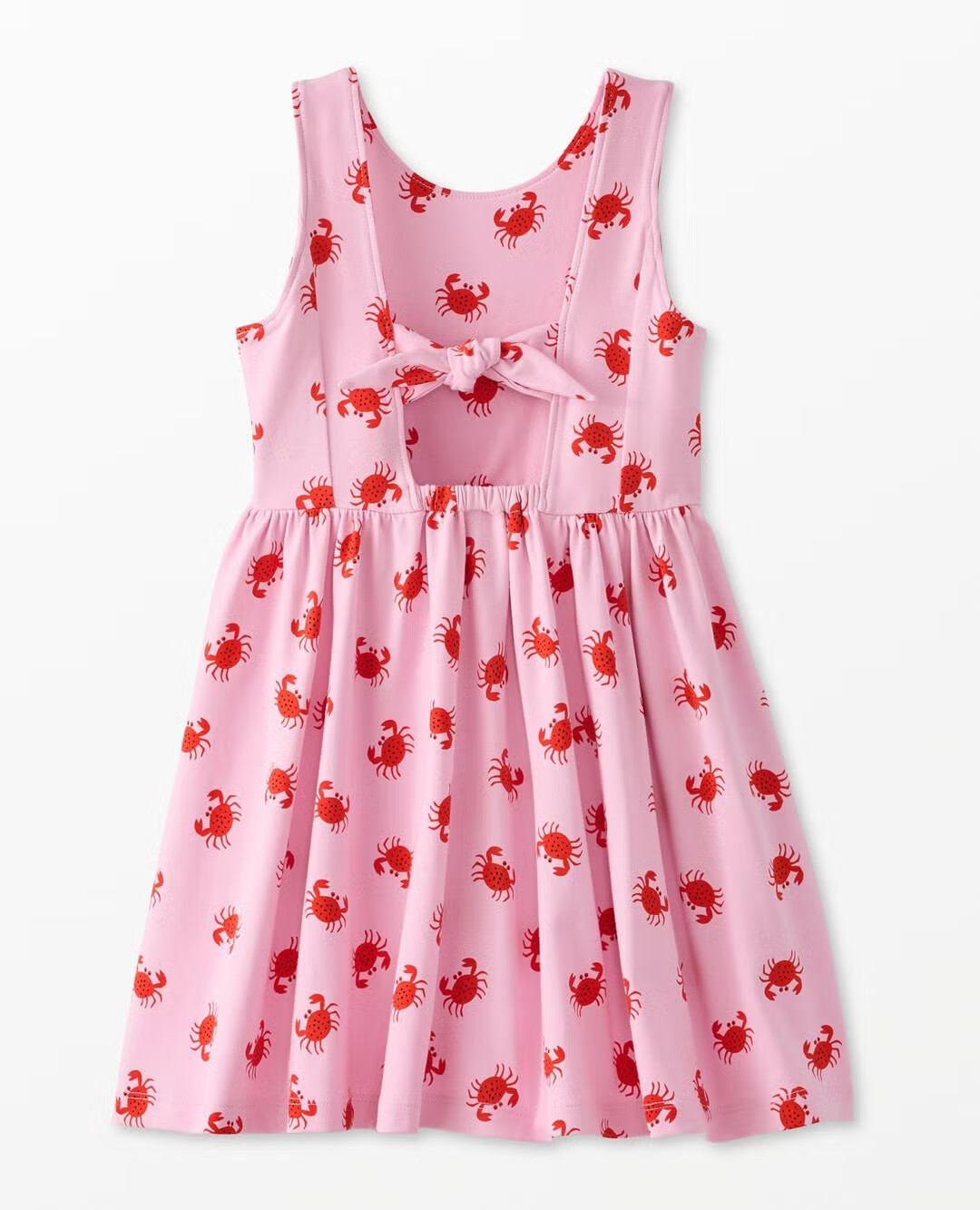 Sleeveless Bow Back Skater Dress with Pockets | Hanna Andersson