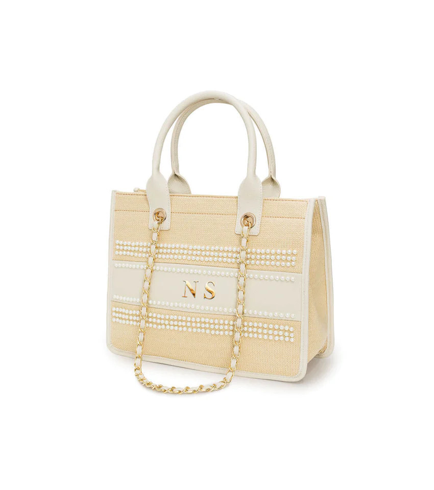 Mini Raffia Pearl Resort Bag | Abbott Lyon