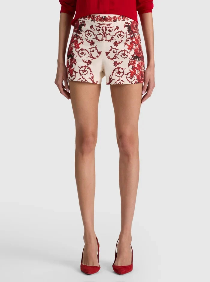 HERA HIGH RISE SHORT in WINDING ROAD | ALICE + OLIVIA | Alice + Olivia