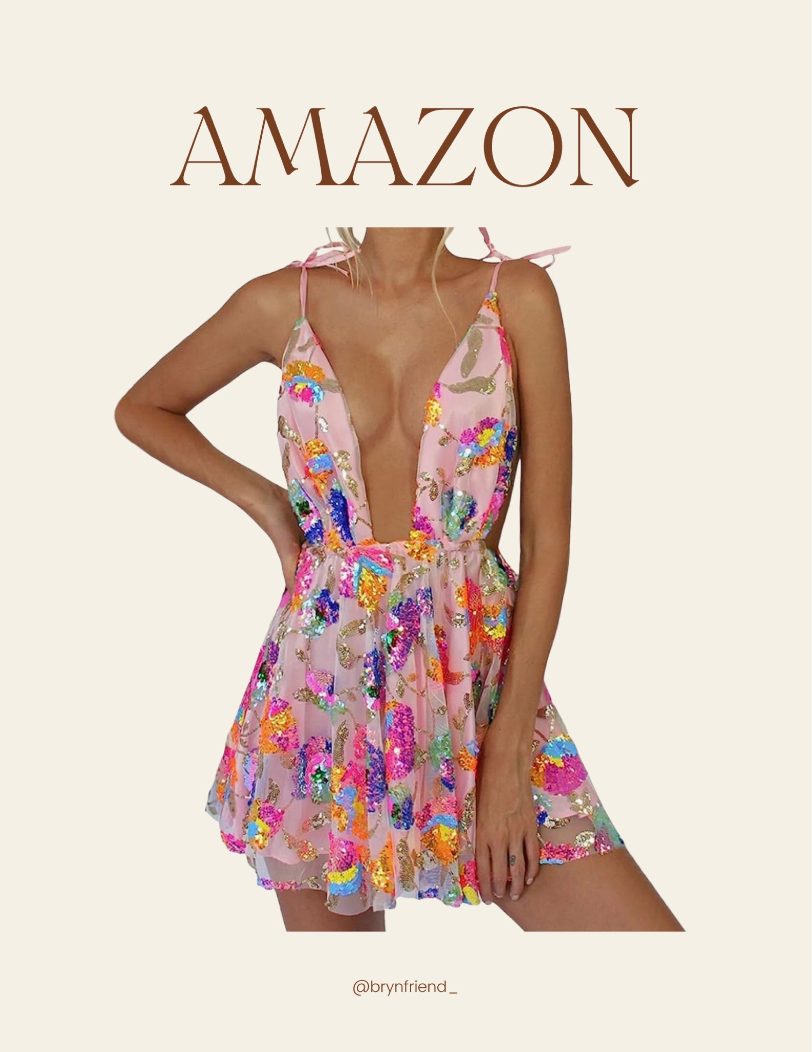 Sequin Amazon dress that is super cute and trendy right now! #summerdress #summersequin #amazon #amazondress #weddingguest 

#LTKFind #LTKstyletip #LTKunder50